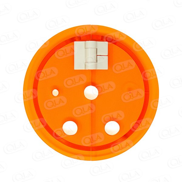 QLA Amber Hinged Cover with Extra Hole for Stationary Basket for Distek Baths