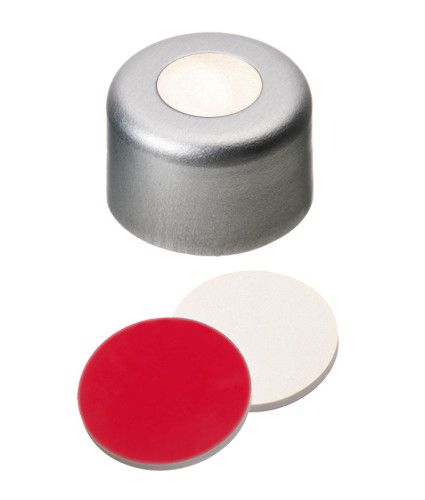 Altmann Analytik ND8 Al Crimp Seal, Silicone cream /PTFE red UltraClean, 10 x 100 pc
