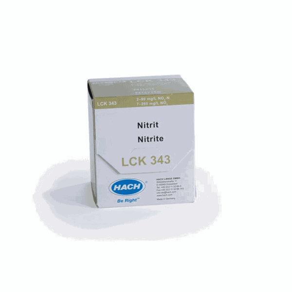 Hach Lange Nitrite cuvette test 2 - 90 mg/L NO2-N, 25 determinations, for DR6000, DR3900, DR1900
