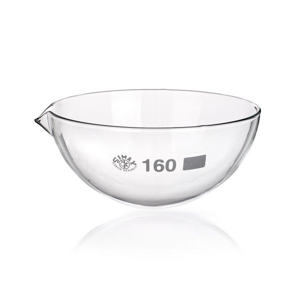 Dinkelberg Analytics Abdampfschale mit Rundboden, D.xH. 166x80mm, 800ml, 8St.