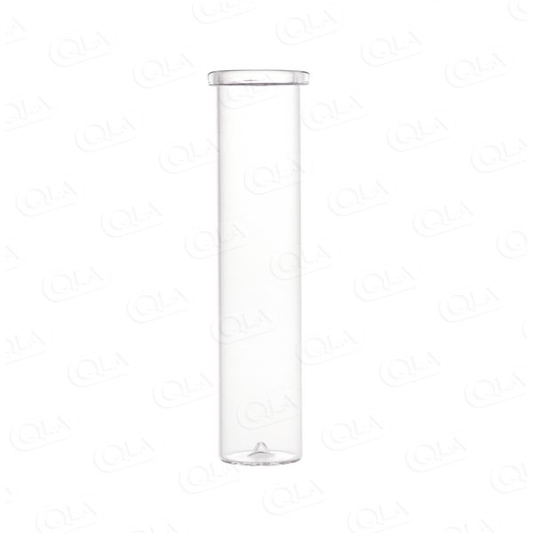 QLA 200 ml Clear Non-Graduated Outer Glass with Flat Bottom and Bump for Agilent 708-DS Enhancer Cell (Model A)