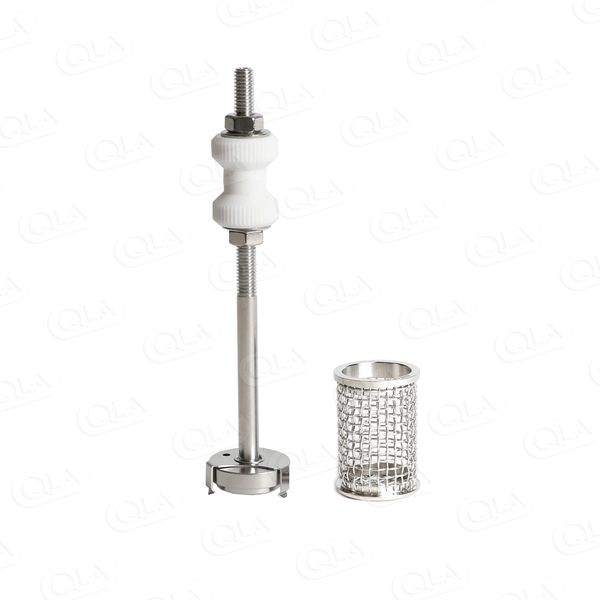 QLA Stationary Basket Assembly with Basket Shaft and 10 Mesh Basket, 316 SS