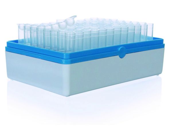 Brand GmbH & Co. KG Röhrchen-Racks mit 96 Röhrchen (12 x 8er- Strips), PP, 1,2 ml, BIO-CERT CERTIFIED QUALITY, unsteril, 120 St/Pkg