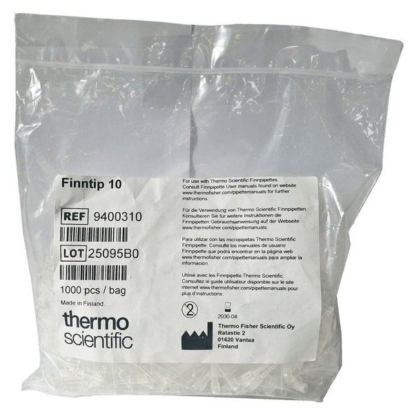 Thermo Fisher Scientific Finntips Mikro FT, 0,2-10 ul, 1000 St/Pkg