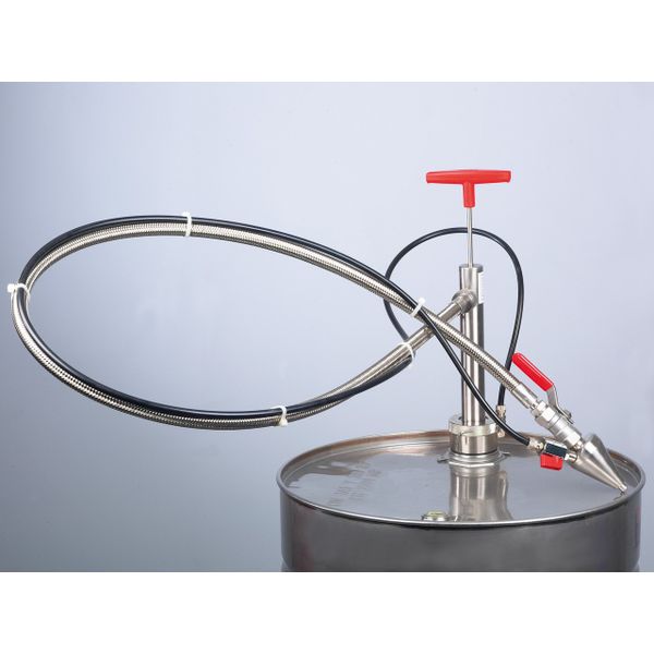 Bürkle Fasspumpe Gasdicht V2A mit Schlauch, Tiefe 91 cm