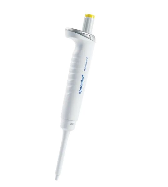 Eppendorf EP Reference 2 G, Einkanalpipette, variabel, 20 - 200 μl, gelb, inkl. epT.I.P.S. -Box