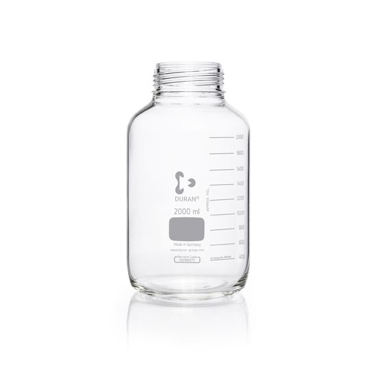 Duran Group Wide neck bottle, clear glass, GLS 80, 2000 ml, 10 pc/PAK