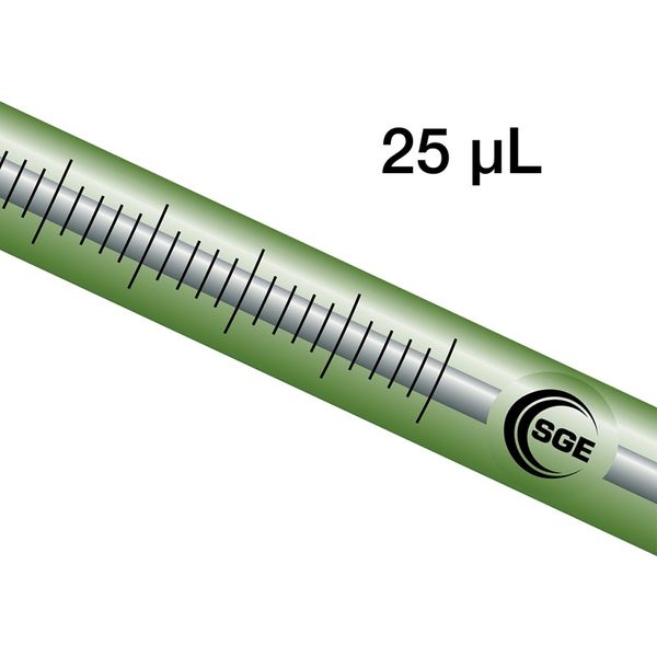 Trajan (SGE) XCHANGE-Autosampler-Spritze, 25R-GT-LC, 25 μl, Nadel: austauschbar, 22 G, L: 56 mm, LC Spitze, gasdicht, GT-Kolben