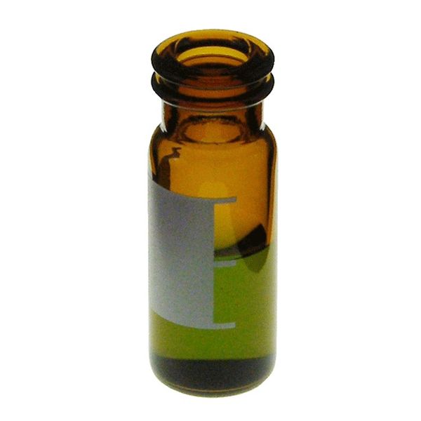 Microsolv Vial amber, 2 ml, Snap Top 11 mm, Write-on Patch, deactivated, 100 pc/PAK