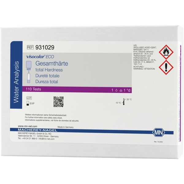 Macherey-Nagel Visocolor ECO Testbesteck Gesamth. für 100 Bestimmungen