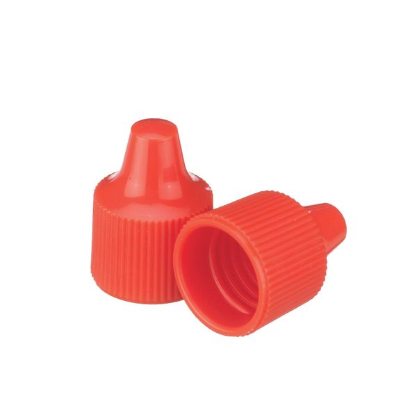 DWK Wheaton Orange PP-Kappe für Tropfflaschenspitze 15 mm und 7-15 ml Tropfflaschen, Größe 15-415, 1000 St/Pkg