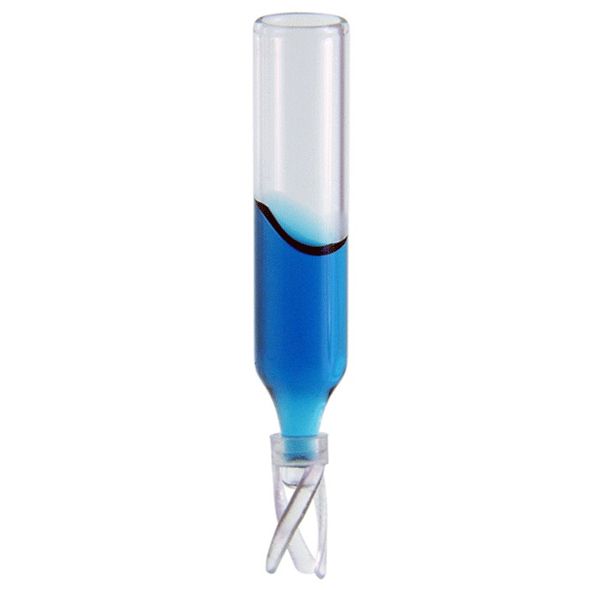 Microsolv Micro Inserts 700 μl fill volume, clear glass, 8 x 40 mm OD, conical precision point, for 4 ml Autosampler Vials, 100 pc/PAK