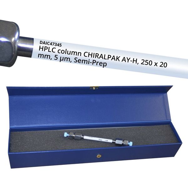 Chiral HPLC-Säule CHIRALPAK AY-H, 250 x 20 mm, 5 μm, Semi-Prep, AY-H, Semi-Prep 250 x 20 x 5