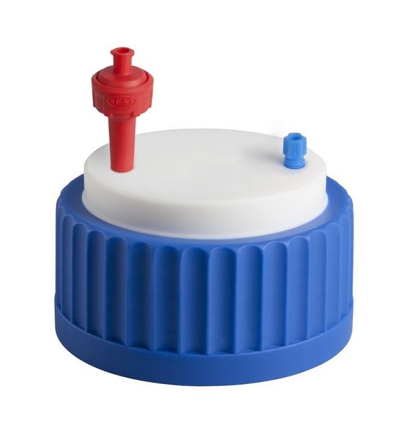 SCAT SafetyCap I, GLS80, 1x PFA-fitting 3.2 mm OD + air valve