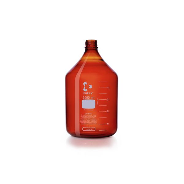 Duran Group Laborflasche/DURAN, braun, 5000 ml (Gew. GL 45) mit Teilung, ohne Verschluss