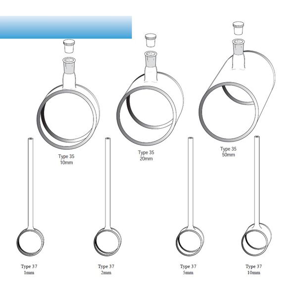 Starna GmbH 37/SOG/50 - Cylindrical Cell with tube, tube material the same as cell