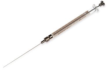 Hamilton 1 μl, Modell 7101 KH Spritze, Knurled Hub Nadel, 22 Gauge, 70 mm, point style 3, max. Druck 6000 psig (413.7 bar), max. Temperatur 115°C / 