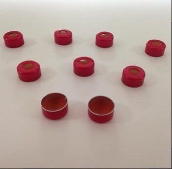 Ohio Valley 11 mm Red Aluminum Seals w/liners, Bulk Bag, 1000/PAK