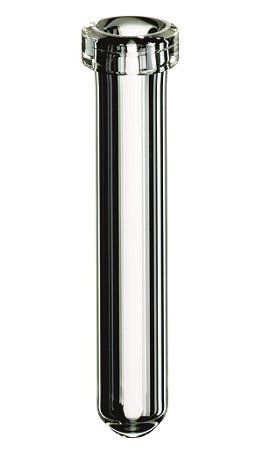 Altmann Analytik ND8 0,3ml Rollrand-/Bördelfläschchen, 31,5x5,5mm, Klarglas, runder Boden, 1. Hydrol. Klasse, 10x100/PAK