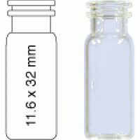 Product Image of 1.5 mL Snap Ring Vial N 11 outer diameter: 11.6 mm, outer height: 32 mm clear