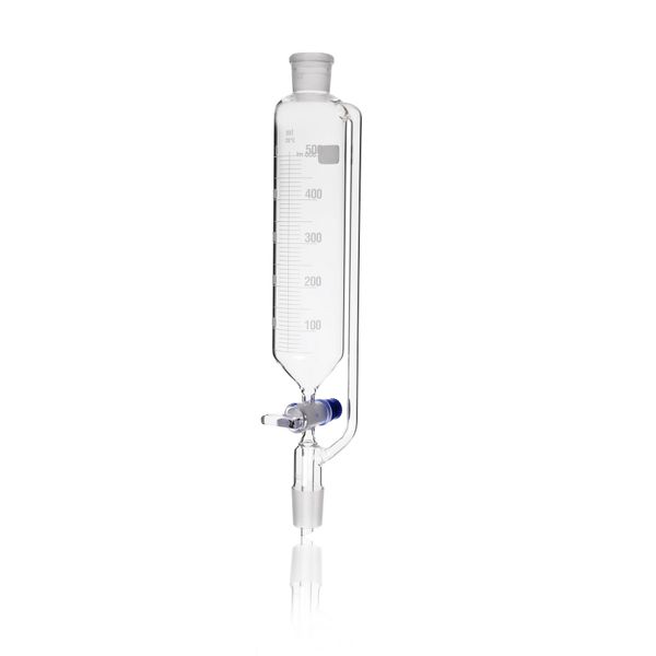 Duran Group DURAN Dropping funnel, with press. equal. tube, standard ground cone 29/32, stopcock and key retaining, 500 ml