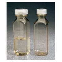 Product Image of Wide Mouth dilution Bottle, PS, clear, 220 ml, with Screw Cap 38-456, 48 pc/PAK