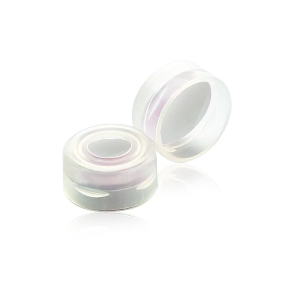 DWK Wheaton 11 mm Schnappverschluss, PE natur, mit Septum 0,002 PTFE/0,038 Silikon, 1000 St/Pkg