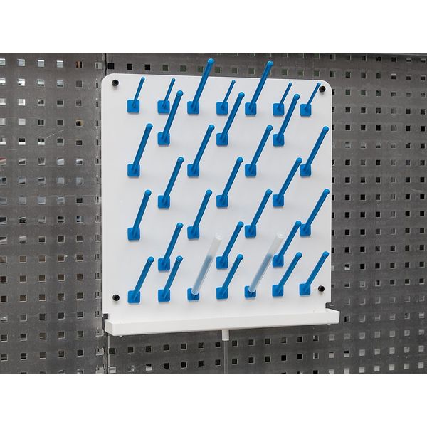 Bürkle Draining rack, w/ draining channel, BxH 400x400 mm, old No. 9640-40