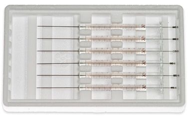 Hamilton 10 μl, Modell 701 N Agilent Spritze, 23s Gauge, 43 mm, point style AS, 6 St/Pkg, max. Druck 2000 psig (137.9 bar), max. Temperatur 50°C/122°F