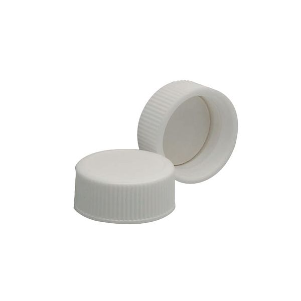 DWK Wheaton Schraubkappe, PP, weiß, mit PE-Einlage, Größe 22-400, 200 St/Pkg