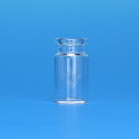 Product Image of 6 ml Clear Headspace Vial, 22x38 mm (for Perkin-Elmer), Flat Bottom, 20 mm Beveled Crimp Top, 10 x 100 pc/PAK