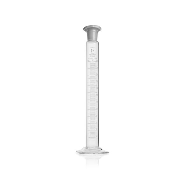 Duran Group DURAN Mischzylinder, mit Sechskantfuß, Teilung u. Stopfen, NS 29/32, 250ml, 2 St/Pkg