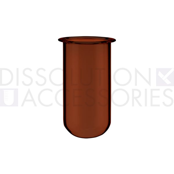 Dissolution Accessories Vessel, Boro 3.3, amber, 100 ml, TruCenter, Agilent