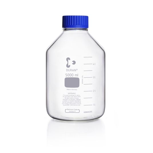 Duran Group Weithalsflasche, Klarglas, GLS 80, 5000 ml, komplett, komplett, komplett