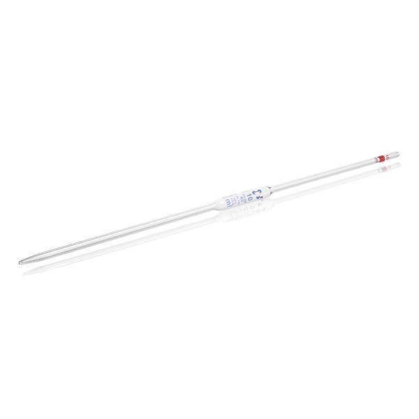 Duran Group AR -Glas Vollpipette, konformitätsbescheinigt, blau bedruckt, Kl. AS, mit Chargenzertifikat, 1 Marke, 10 ml, 6 St/Pkg