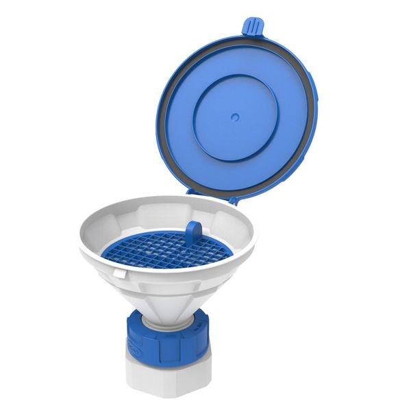 SCAT Deckeltrichter ''MARCO'', V2.0, S65, HDPE, mit herausnehmbarem Sieb, Trichter-Durchmesser = 140 mm