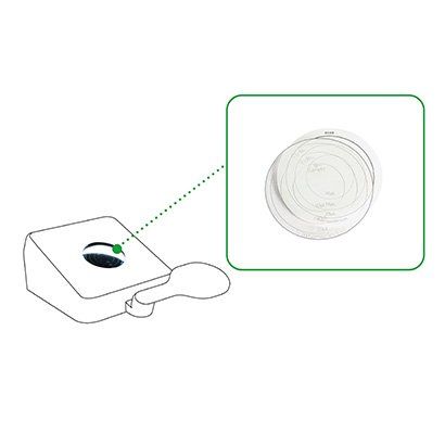 Interscience Zählraster für kreisförmiges Ausplattieren, 90 mm, für Scan 50/pro, 2 St/Pkg