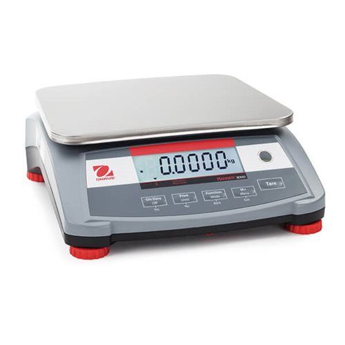 Ohaus Kompaktwaage Ranger 3000, R31P6, Ablesbarkeit 0,2g, Wägebereich 6kg