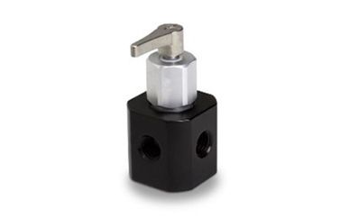 Hamilton Manual 90°-Flow Valve, HV 3-2, 3 Ports, Ã ̧ 1.5 mm