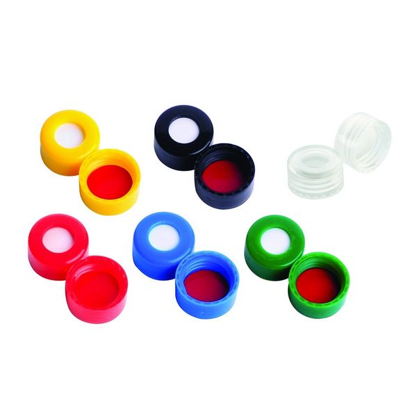 DWK Wheaton ABC screw cap, PP, natural, with insert 0.005 ''PTFE/0.035'' silicone, 1000 pc/PAK
