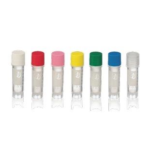 DWK Wheaton 2 ml CryoELITE Kryoröhrchen, steril, PP, Außengewinde, Stehrand, Schriftfeld, Verschlusskappe weiß, 100 St/Pkg