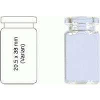 Product Image of 5 mL Headspace Crimp Neck Vial N 20 outer diameter: 20.5 mm, outer height: 38 mm clear