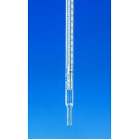 Product Image of Spare burette tube for compact automatic burettes with automatic zeroing, SILBERBRAND, 50 ml, Boro 3.3, black Schellbach stripe