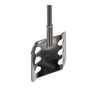 Product Image of Paddle stirrer with 6 holes, 18/10 steel, L=500mm, D=70mm, shaft diameter 8mm
