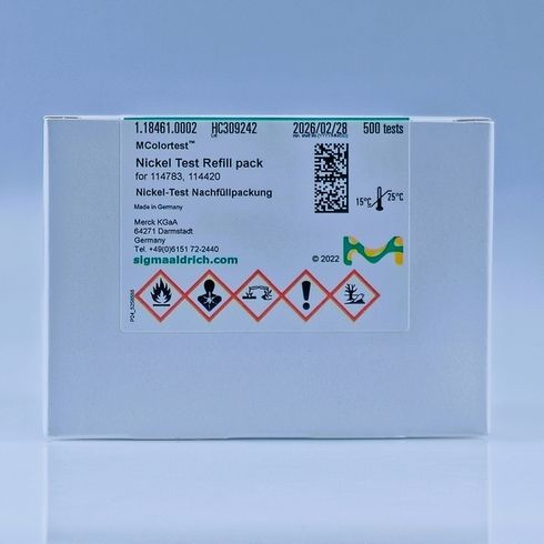 Merck Nickel-test refill pack for 114783, 114420, 500 tests