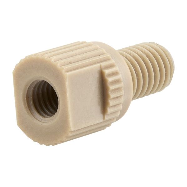 Microsolv Adapter, Medium/Low Pressure HPLC, PEEK, 10-32 female to M6 male, 0.4 mm Bore, 10 pc/PAK