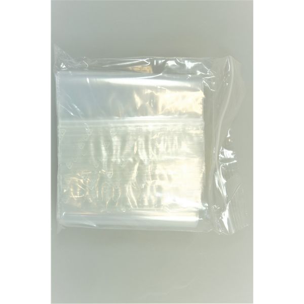 Hoffmann Verpackung Poly-Zip Druckverschlussbeutel, 120 x 170 x 0,05mm, 1000/PAK