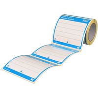 Product Image of close-it food & pharma maxi seal, 150x150 mm, blue, 250 pc/PAK
