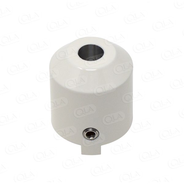 QLA Shaft Collar for VanKel Baths (3/8" OD Shaft), White Powdercoated Aluminum