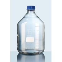 Product Image of Laborflasche, 3500 ml (Gewinde GL 45), und Ausgießring, klar, GL45, mit Teilung